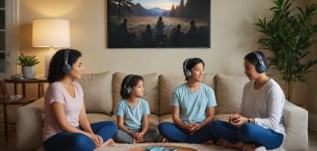 Como a meditação guiada gratuita pode apoiar famílias em crise emocional