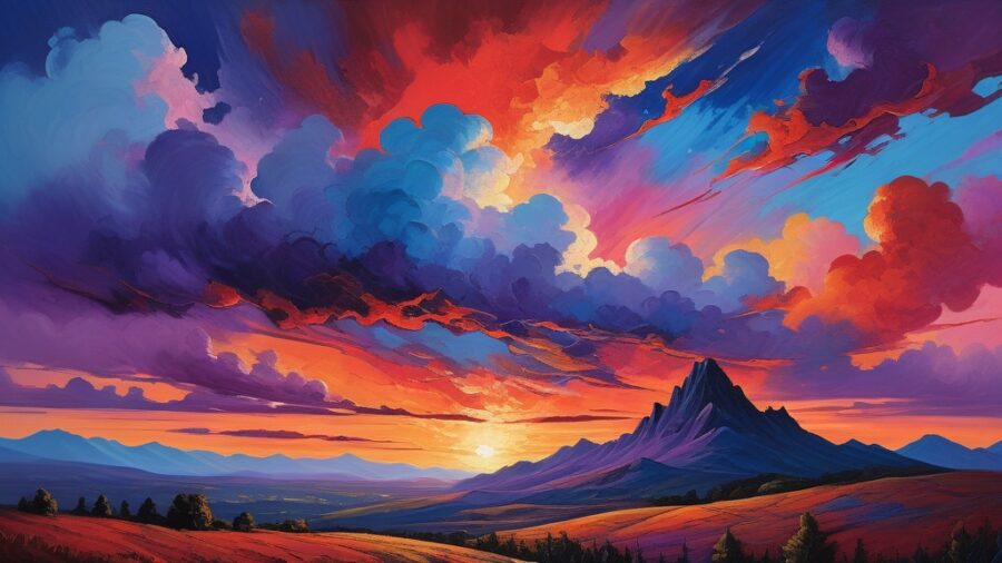 Pintor: O artista do céu e suas criações inspiradoras